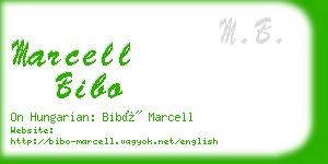 marcell bibo business card